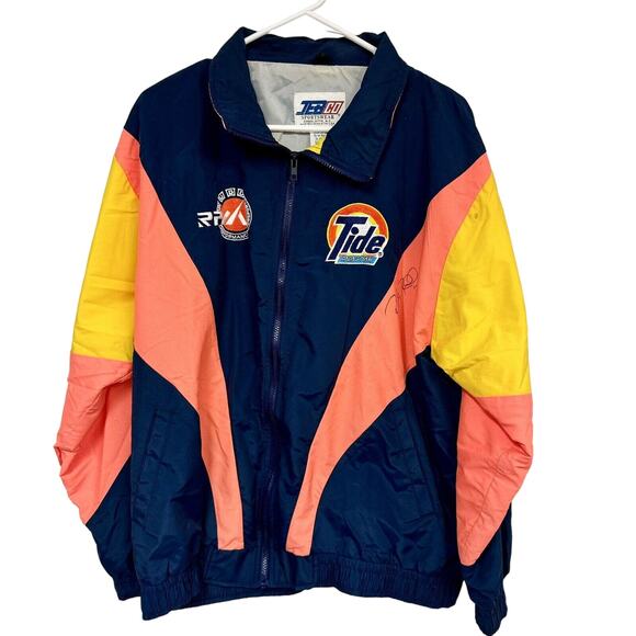 Nascar Signed Ricky Rudd Tide RPM Large Jacket Winston Cup Ford Racing VTG 1997 - Picture 1 of 4